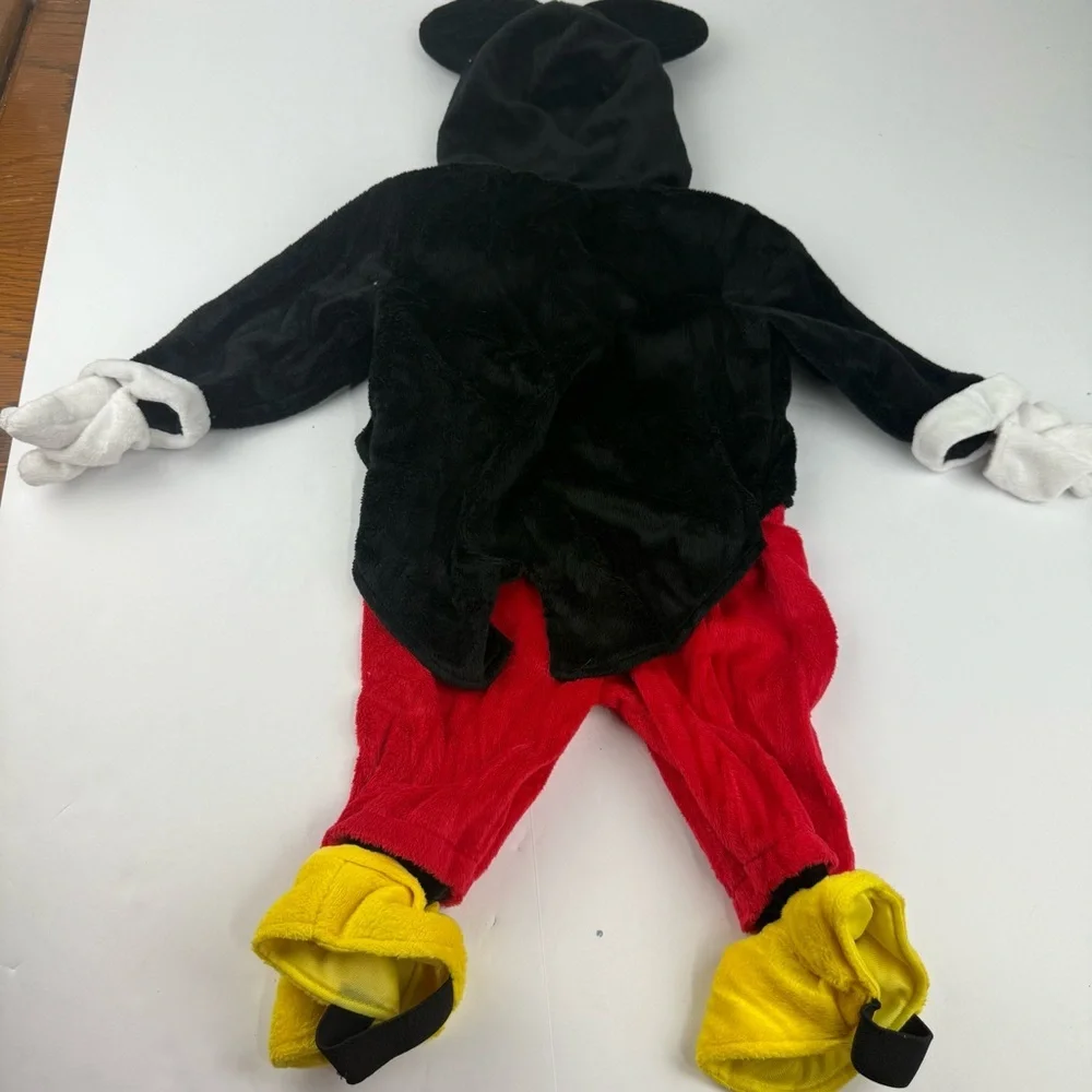 Disney Mickey Mouse Tuxedo Costume 6-9 Months Disney Baby Vacation Full Body - Picture 5 of 7